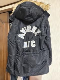 AVIREX NYC ブラック フード付きジャケットのサムネイル