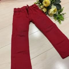 H&M  ベビー　キッズ  ズボン　クリスマスカラー　92cmのサムネイル