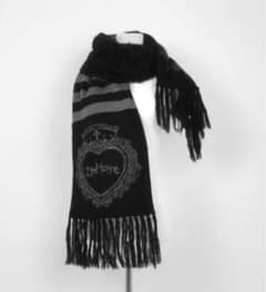 Dim Moire HeartCoreマフラー Black&Gray - メルカリ