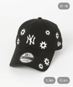 LEPSIM NEW ERA フラワー刺繍キャップ ゆきエラ - メルカリ