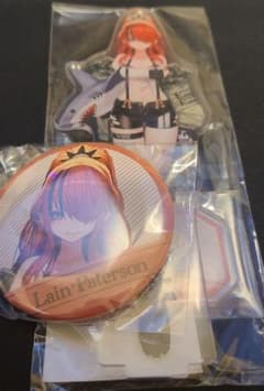 レインパターソン アクリルスタンド 缶バッジのサムネイル