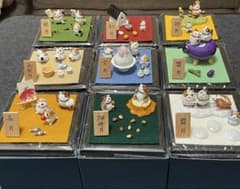 猫舎道楽堂本舗 ジオラマ 季節飾り 8点セット - メルカリ