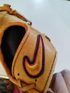Nike 軟式 左投げ用 内野用 JJ SHOWELITE オレンジ グローブ (ナイキ) NIKE オレンジ 軟式グローブ Bluster グローブ