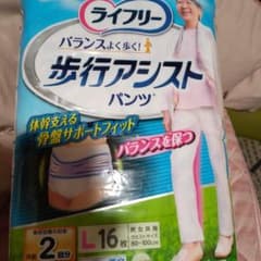 ミケ様専用   歩行アシスト紙パンツLサイズ2回吸収16枚入り3袋のサムネイル