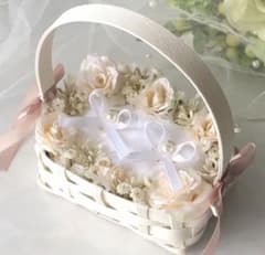 リングピロー バスケット型 ウェディング 結婚式のサムネイル
