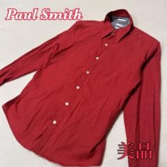 極美品 Paul Smith ポールスミス ドット柄 長袖シャツ ドレスシャツ