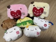 平成レトロ】はんなり豆腐 ぬいぐるみ キーホルダー7個セット - メルカリ