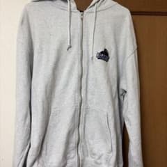XLARGE ジップアップパーカー グレーのサムネイル