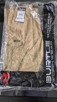 新品　BURTLE 1502厚手 CARGO PANTS Sサイズ ベージュのサムネイル