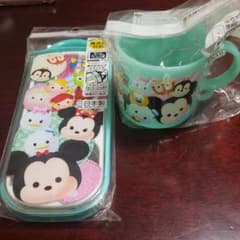 ラスト1セット!ツムツム コップ&お箸セットのサムネイル