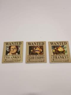 ONE PIECE 手配書 マグネット 3種セットのサムネイル
