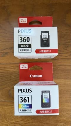 Canon PIXUS 純正インク BC-360XL BC-361XL セット - メルカリ
