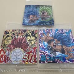 ドラゴンボール 超戦士シールウエハース ベジット ゴジータ 3枚セットのサムネイル