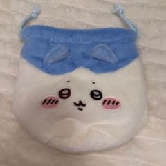 ちいかわ ハチワレ ぬいぐるみ 巾着 ポーチ 小物入れのサムネイル