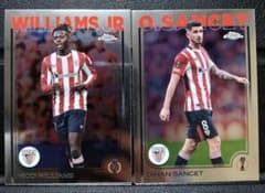 Topps Chrome ニコ・ウィリアムズ オイハン・サンセ 2枚セットのサムネイル
