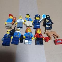 LEGO レゴ ミニフィグ 警察 泥棒 イヌ9体セットのサムネイル