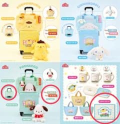 【即購入⭕️】サンリオ一番くじ ポチャッコ キャリーオンバッグ 3点セットのサムネイル
