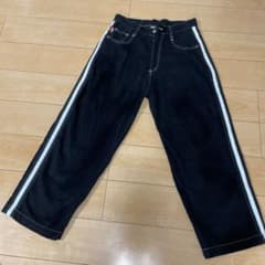 Kik wear サイドライン　デニムパンツ　ブラックのサムネイル