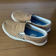 VANS スニーカー　スリッポン　23.5 キャメルのサムネイル