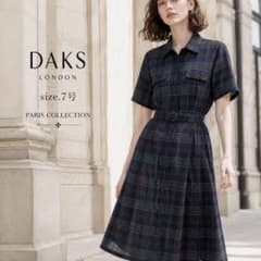 R美品　DAKS チェック　ワンピース R美品 DAKS チェック ワンピース - メルカリ