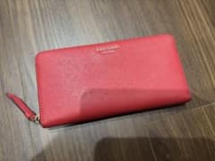 Kate Spade ケイトスペード　レッド 長財布のサムネイル