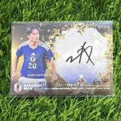 久保建英】 40シリ 直筆サインカード サムライブルー EPOCH 25-26