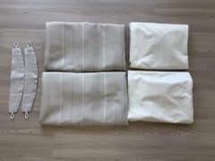 ニトリ カーテン4枚セット ドレープ＋レース100×178cm グレージュのサムネイル