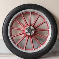 フロントホイール 1本 ハーレー スポーツスター 純正 キャスト レッド