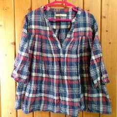 shuca  美品 ふんわり チェックシャツのサムネイル