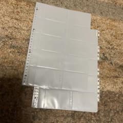 A4 名刺ホルダー用シート　カードホルダー用シート　17シート