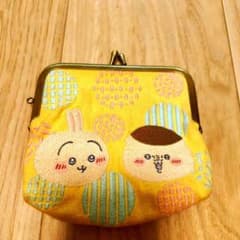 うさぎ＆くりまんじゅう 刺繍がま口