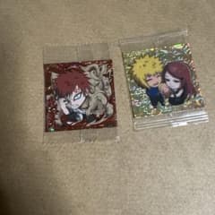 ふ*）様 NARUTO ナルト シール ステッカー 我愛羅 ミナト クシナ 2枚のサムネイル