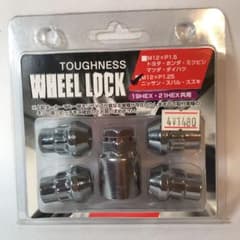新品　ホイールロック　ロックナット　ネジ　ボルト　防犯　タイヤ盗難防止のサムネイル