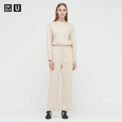 わ。様専用　ジャージーリラックスストレートパンツ　NATURALのサムネイル