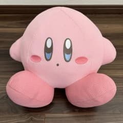 커비 특대 메쉬 쿠션 약 35cm 핑크