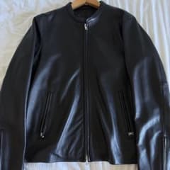 極美品！XLサイズ！TAKEO KIKUCHI ラムレザー シングルライダース