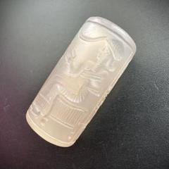 古代バビロン 印章 レリーフ 翡翠 メソポタミア バビロニア 楔形文字 1335 古代バビロン 印章 レリーフ 翡翠 メソポタミア バビロニア 楔形