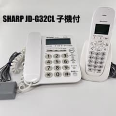 SHARP JD-G32CL 子機付 コードレス電話機 白 - メルカリ