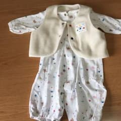 ベスト付きロンパース  綿100  70サイズのサムネイル