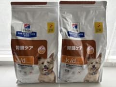 Hill's ヒルズ　k/dケイディー　腎臓ケア　ドッグフード　1kg×2袋のサムネイル
