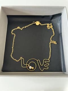 新品 MARNI LOVE ネックレス ゴールド マルニ Italy製 保存袋付のサムネイル
