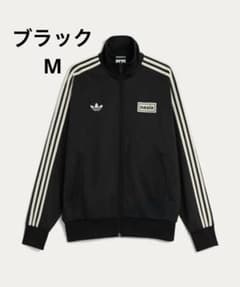 adidas x Oasis ツアーファイヤーバードトラックトップ黒 M - メルカリ