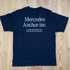 Mercedes Anchor inc. ポケットTシャツ ブラック 両面ロゴ