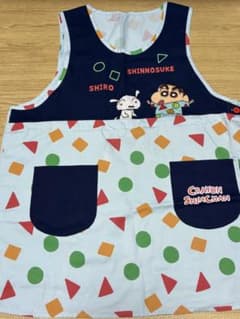 クレヨンしんちゃん エプロン カラフル　保育士のサムネイル