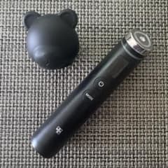 medicube 美顔器　黒➕熊さんキャップ メディキューブ medicube 美顔器 ブースタープロ キャップ カバー くま