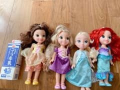 ディズニープリンセス人形4体セットのサムネイル