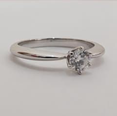 2108 ミキモトダイヤリングPT950プラチナ9号0.23ct GIA - メルカリ