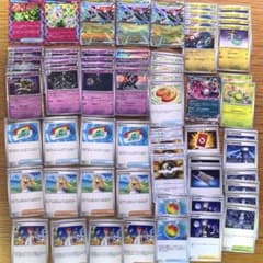 汎用　デッキパーツ　まとめ売り　各４枚　計120枚　アンフェアスタンプおまけ付き ポケモンカード デッキパーツ62枚 ドラパルト アンフェアスタンプ