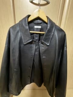 LIDMM ブラックレザージャケットのサムネイル