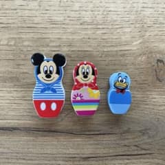 ディズニーキャラクター クリップ 3個セットのサムネイル